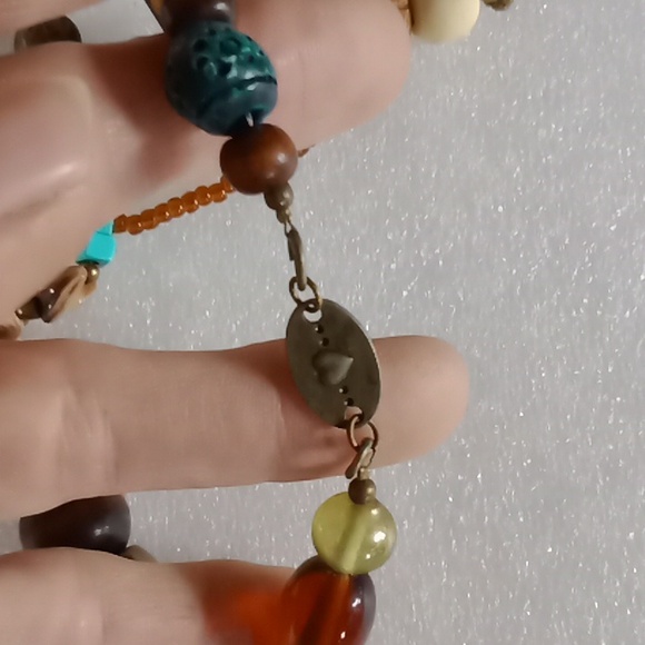 Multi Beaded Necklace #A320 - Picture 11 of 14